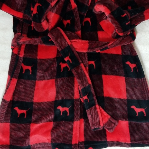 🎉PINK Victoria secret. "Cozi  plush Robe" - Picture 4 of 8